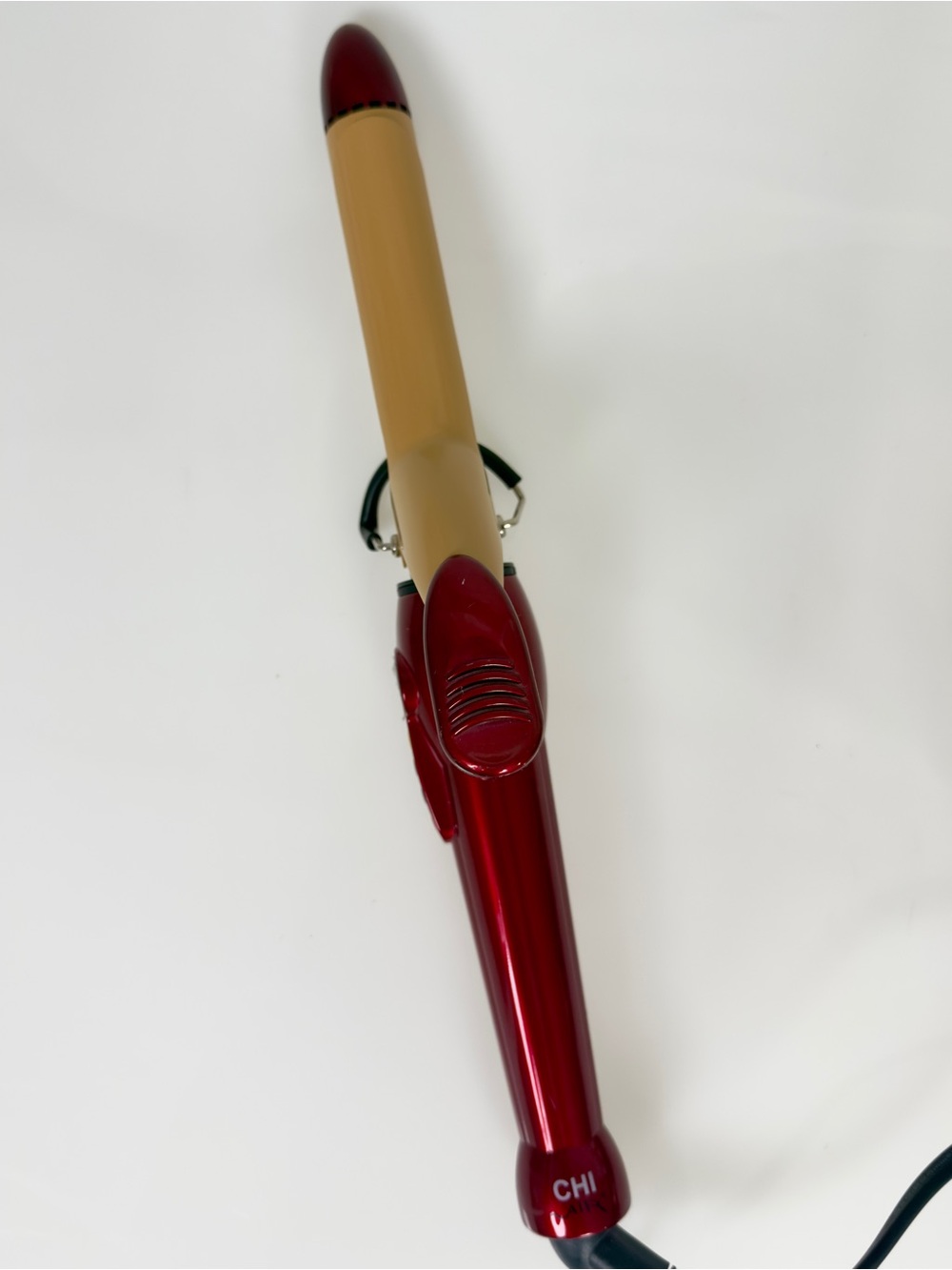 CHI Red and Gold Curling Iron - Professional Styling Wand